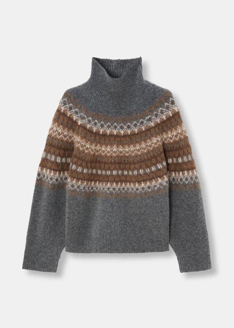 Zenggi - Chunky fair isle sweater