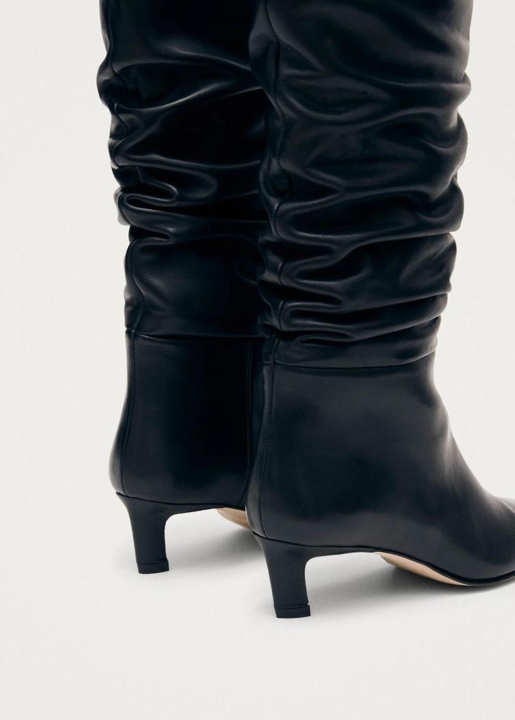 Alohas - kalila black leather boots