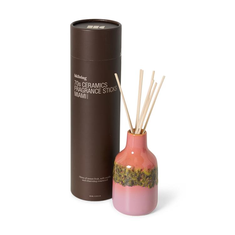 HK Living - 70s ceramics: fragrance sticks, Miami