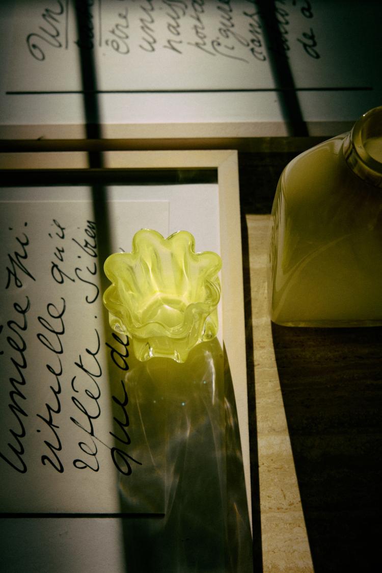 HK Living - Coralla candle holder, Lime