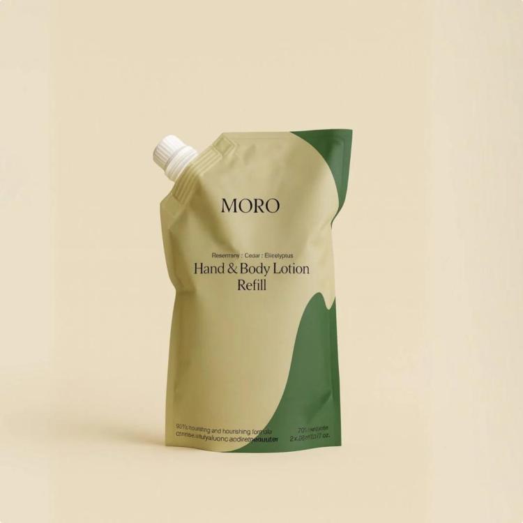 MORO - Hand & body lotion refill  rosemary cedar eucalyptus