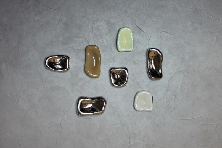HK Living - Glass sculpture, Cream