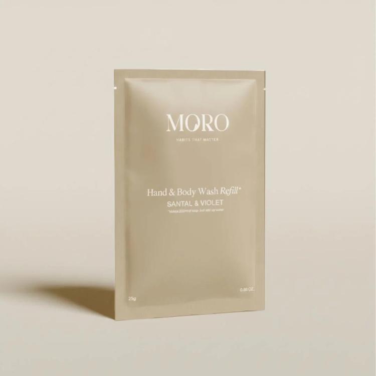 MORO - Hand & Body wash refill, Santa l& Violet