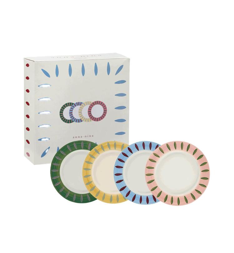 Anna+Nina - Dreamy breakfast plate set of 4