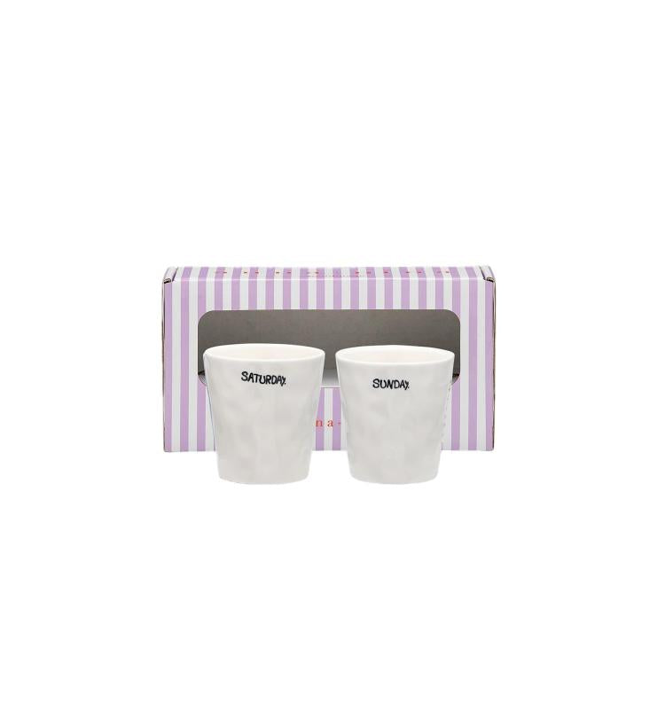 Anna+Nina - Weekend coffee cup set of 2