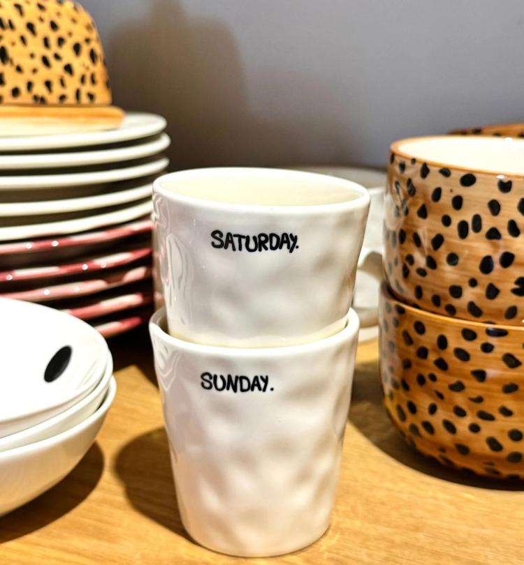 Anna+Nina - Weekend coffee cup set of 2