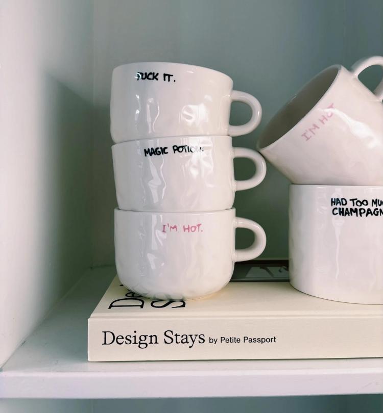 Anna+Nina - Fuck it cappuccino mug