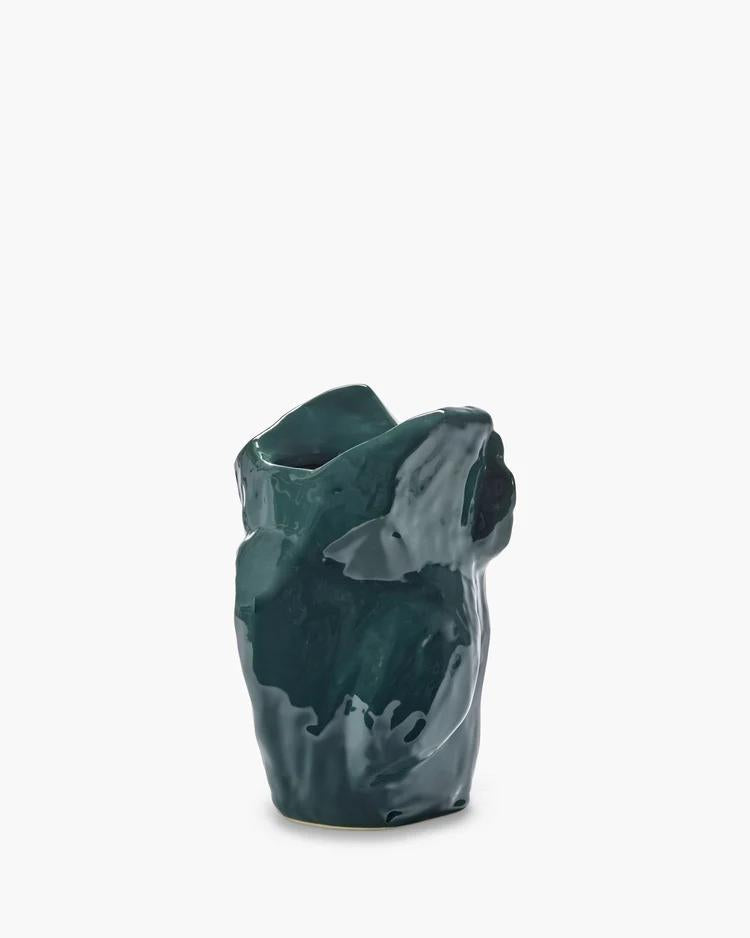 Serax - Owl vase dark green after midnight