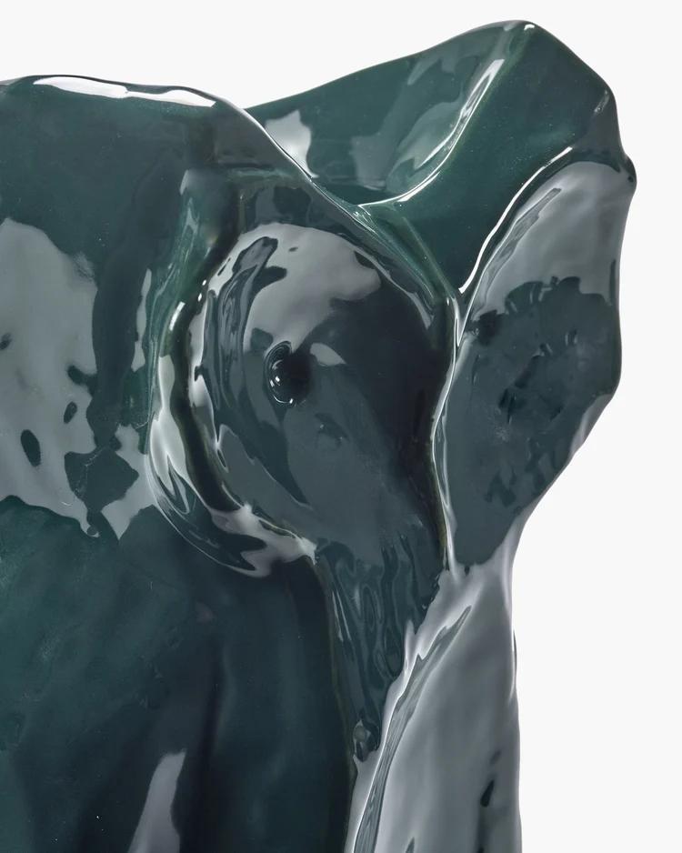 Serax - Owl vase dark green after midnight