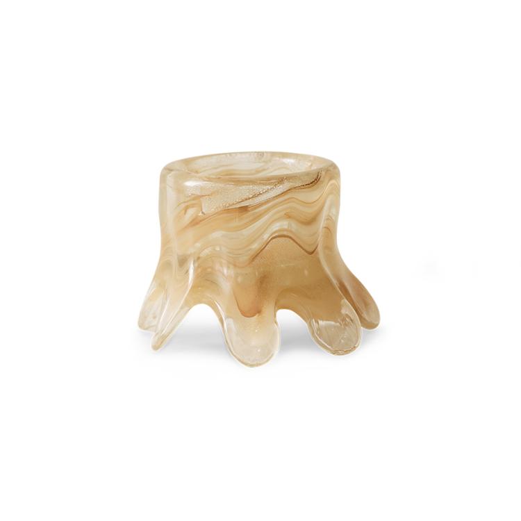 HK Living - Candle holder low cream