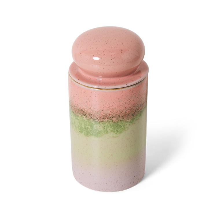 HK Living - 70s ceramics storage jar glaze