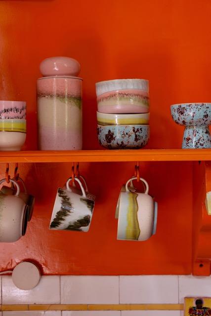 HK Living - 70s ceramics storage jar glaze