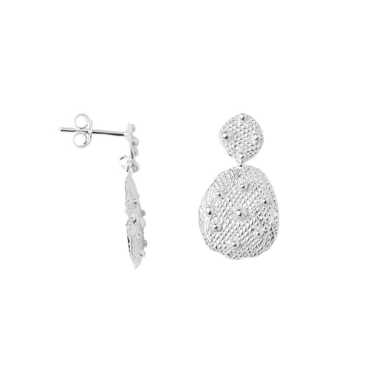 Betty Bogaers - antique double earring silver 