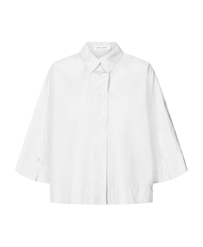 Rabens Saloner - louisanna cropped shirt